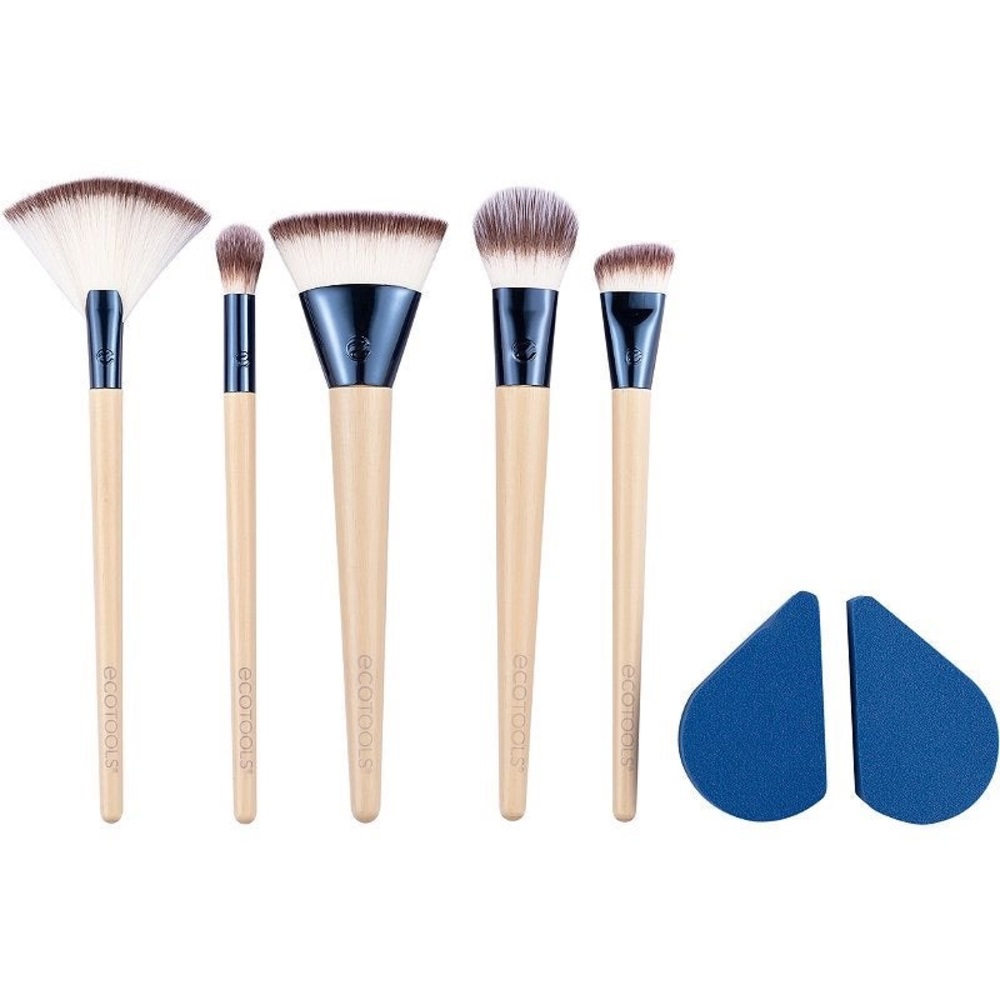 🔥Ecotools 7 Piece Brush Set Flawless Winter Shine